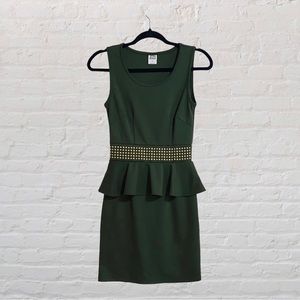46. VERO MODA Dress - Dark Green - Size XS
